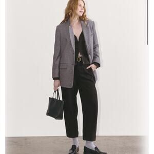 NWOT Everlane The Utility Barrel Pant in Buttersoft Black Size 6
